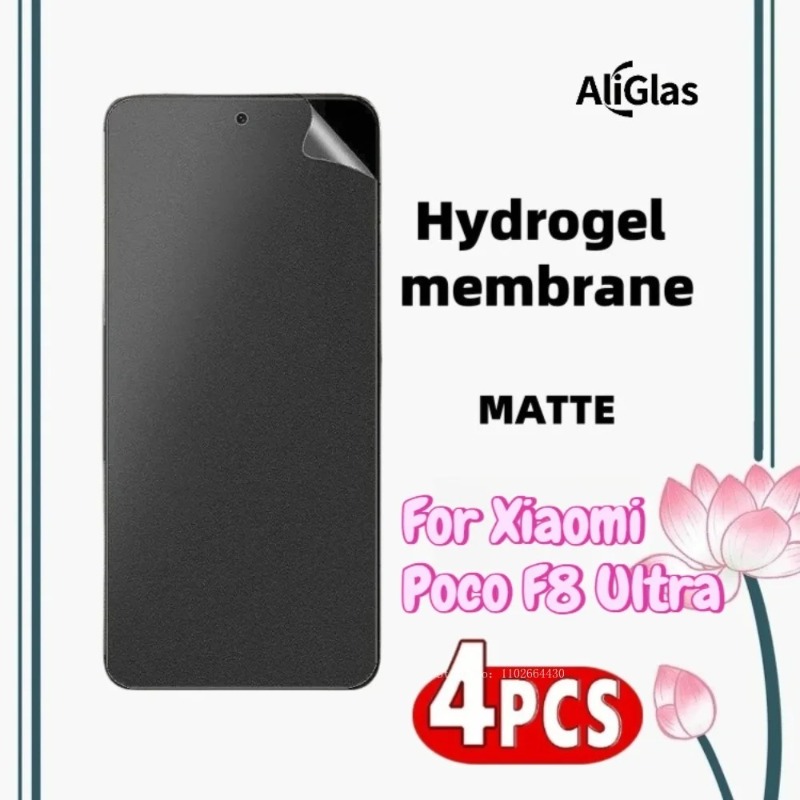 Matte Anti Glare Screen Protector - 4 Stück matte Hydrogel-Folie für Poco