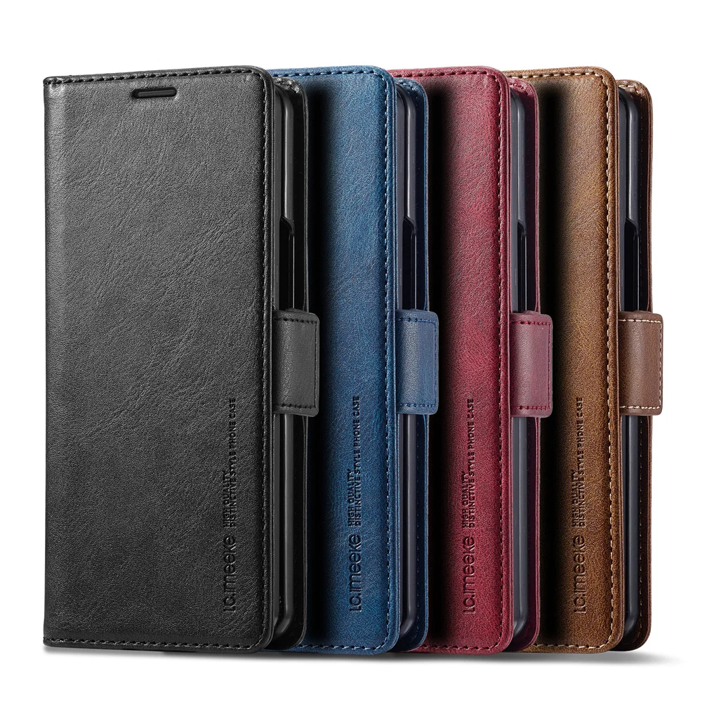 Leather Wallet Card Holder Phone Cover - Leder-Brieftaschen-Handyhülle für Samsung Galaxy Z Fold