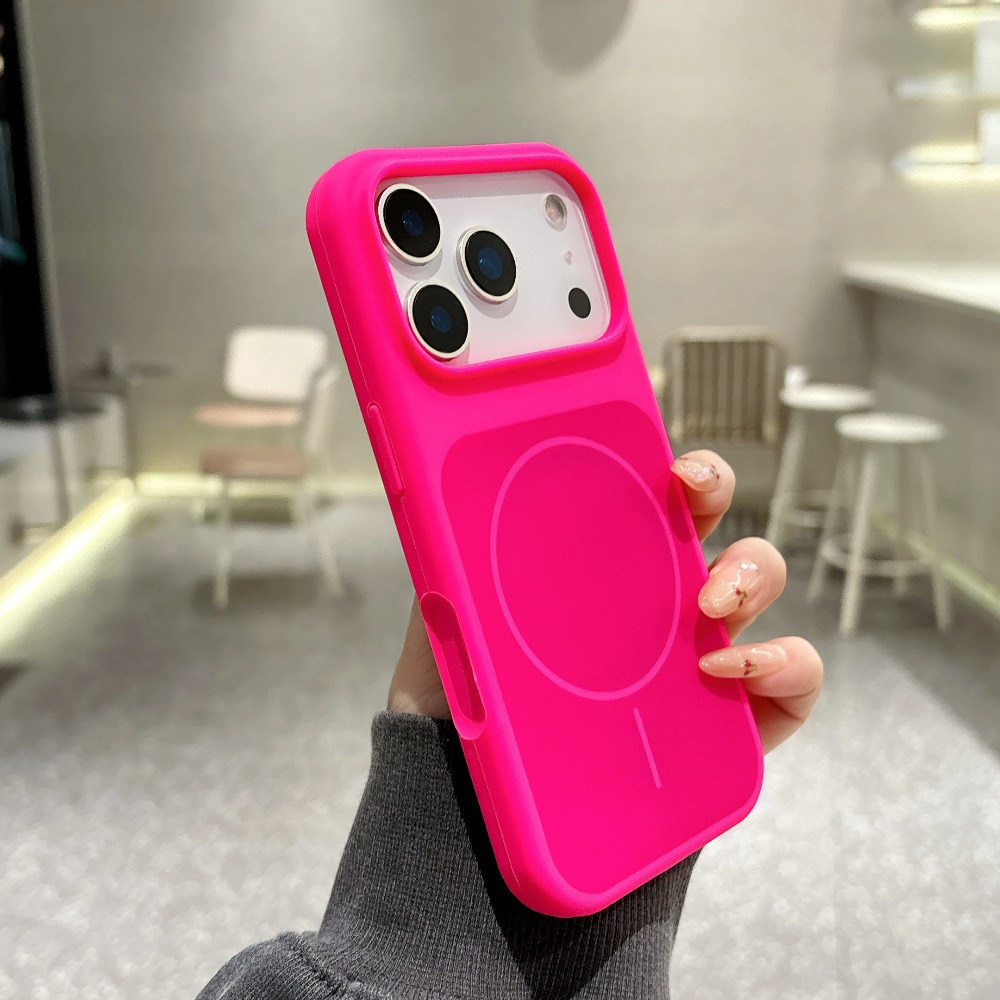 Liquid Silicone Magnetic Phone Case - Magnetische Flüssigsilikonhülle in Macaron-Farben für iPhone