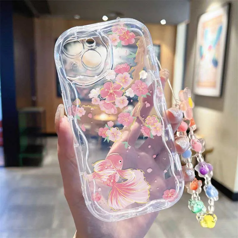 Niedliche Blumen-Handgelenksch – Cute Cartoon Wrist Strap Silicone Case Bewertung und Preis
