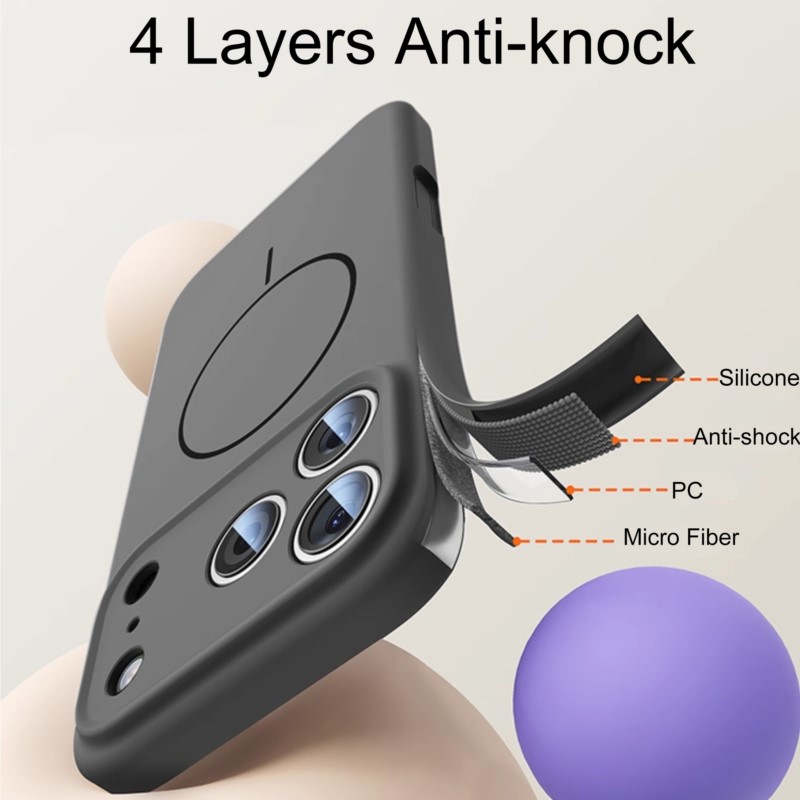 Luxuriöse Flüssigsilikonhülle  – Liquid Silicone Magnetic Phone Case Bewertung und Preis