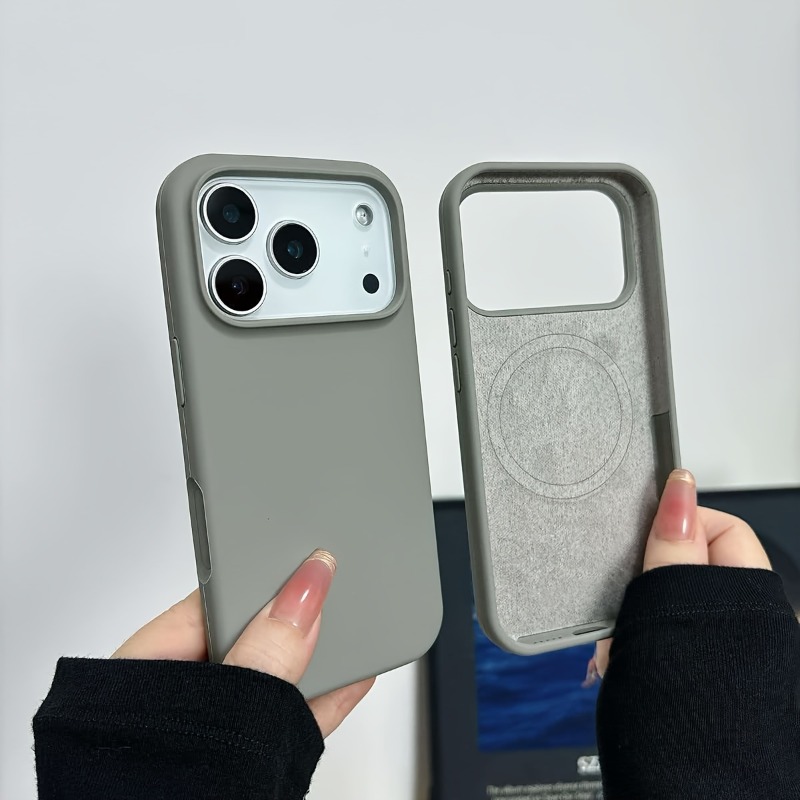 Flüssiges Silikon Weiche Hautg – Liquid Silicone Magnetic Phone Case Bewertung und Preis