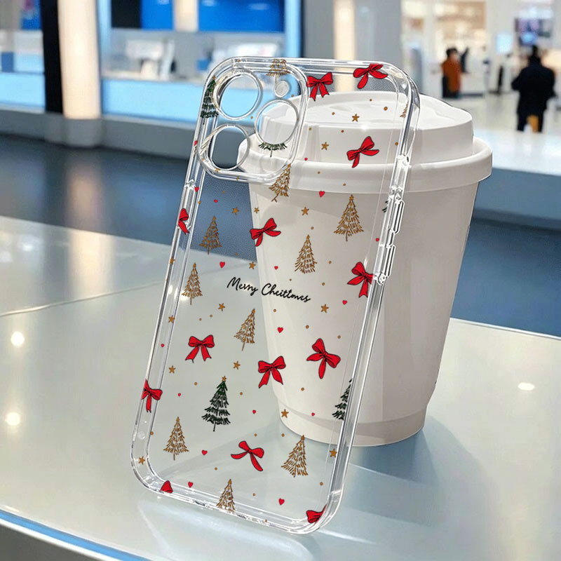 Rote Schleife Weihnachten Tran – Clear Shockproof Bumper Case Bewertung und Preis
