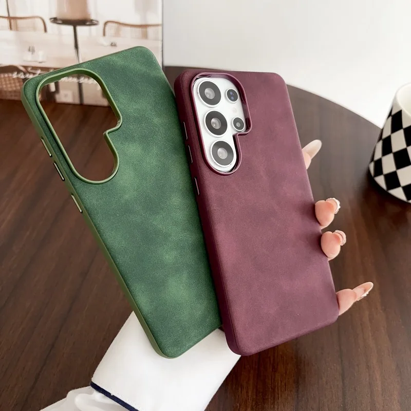Retro-Handyhülle aus PU-Leder  – Matte Hard Pc Back Case Bewertung und Preis