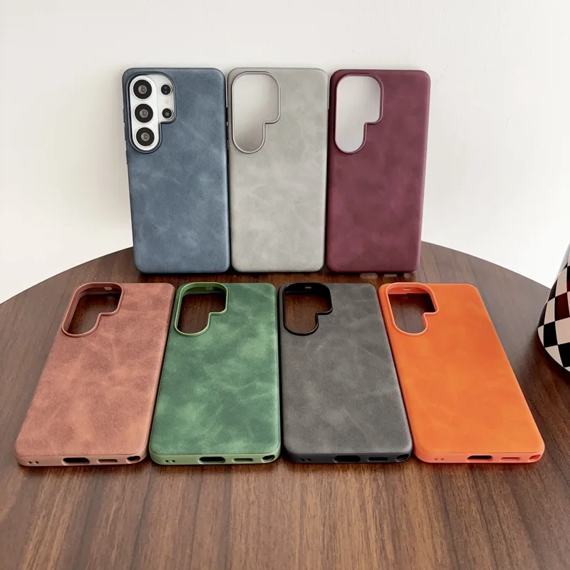 Retro-Handyhülle aus PU-Leder  – Matte Hard Pc Back Case Bewertung und Preis