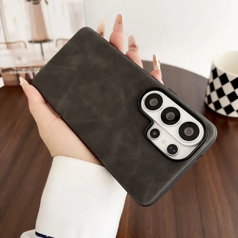 Retro-Handyhülle aus PU-Leder  – Matte Hard Pc Back Case Bewertung und Preis