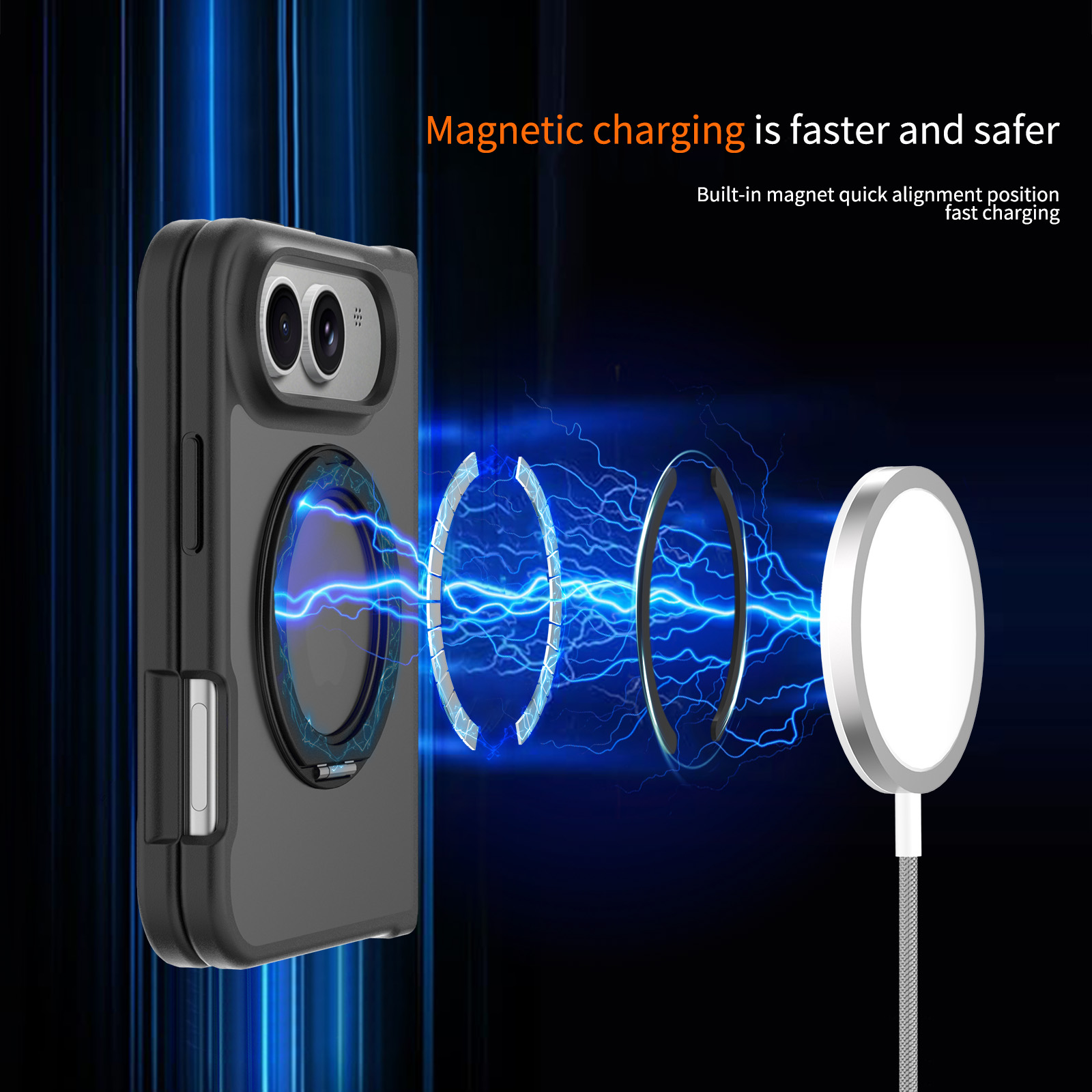 360 °   Magnetische Halterung, – Matte Hard Pc Back Case Bewertung und Preis