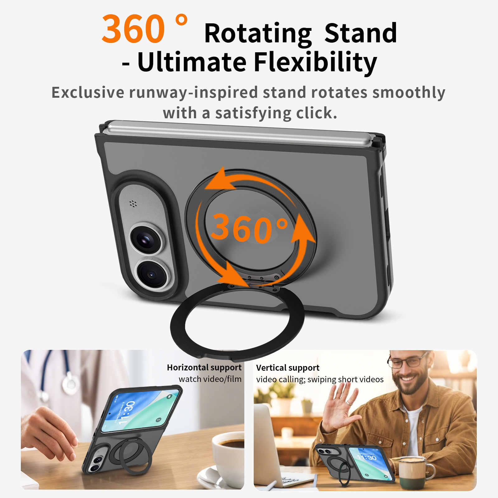 360 °   Magnetische Halterung, – Matte Hard Pc Back Case Bewertung und Preis